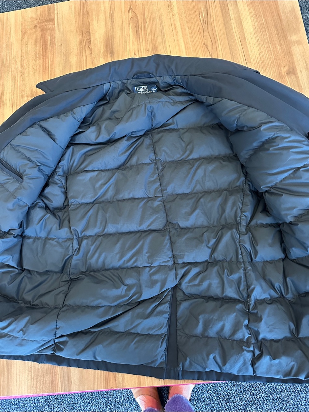 Ralph Lauren Navy Double-Breasted Pea Coat - Picture 3 of 8